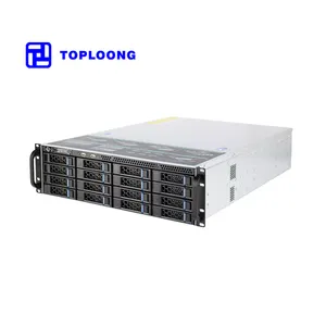 Huge Storage Rack 3u Server Chassis With 16 Bays Hot Swap Hdd Driver Bays L560 mm Nas Storage Server Case