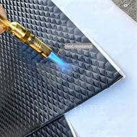 Isolation phonique pour portière de voiture, plaque anti-vibration en caoutchouc butyle, feuille d'aluminium, matériau polymère synthétique, épaisseur 2 mm, auto-adhésif pour voiture