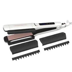 PRITECH Custom professional 2 in 1 hair straightener 및 컬러 와 에센셜 oil storage