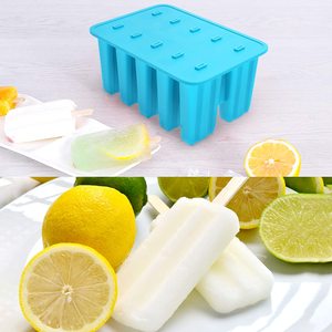 Moules à glaces en silicone écologiques personnalisés avec bâtonnets, réutilisables, sans BPA, pour enfants, fabrication maison de bâtonnets glacés - Product Image 6