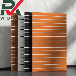 Panel de Exhibición Ranurado de Melamina <span class=keywords><strong>MDF</strong></span> para Salas de Exhibición y Centros Comerciales - Product Image 1