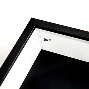 カスタム3Dディープウッド環境にやさしいソリッドウッドシャドウボックスフォトフレーム壁マウント長方形ホームディスプレイケース人形ブラインドボックス用 - Product Image 2