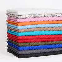 Tissu matelassé en satin, 1 pièce, design personnalisé, couture, imperméable, textile de maison