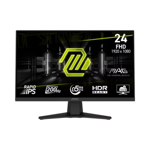 Nuevo Monitor para Juegos MSI MAG 244F de 200Hz con Alta Frecuencia de Actualización y Tiempo de Respuesta de 0.5ms, Pantalla FHD para PC de Escritorio - Product Image 1