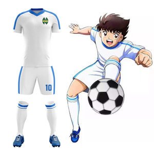 Maglia da Calcio Nankatsu Team <span class=keywords><strong>Tsubasa</strong></span> Ozora per Adulti Unisex Personalizzabile in Misto Poliestere/Cotone per Tutte le Stagioni Kit per Partite e Allenamenti - Product Image 1