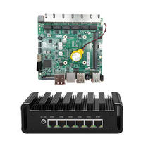 Mini PC sans ventilateur pour appareils réseau, routeur logiciel G31 N100 N150 N300, serveur Ethernet 6 ports LAN, routeur pare-feu, Linux Ubuntu VPN