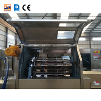 Cornet de crème glacée automatique commerciale de prix usine faisant la ligne de production