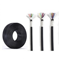 Câble blindé multiconducteur personnalisé, conducteur en cuivre étamé, double blindage en feuille d'aluminium PVC pour le contrôle des signaux industriels