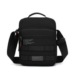 Men's Shoulder Bag Oxford Cloth Multi-Functional Business Travel Crossbody Bag Gray Black Blue Green - Product Image 3