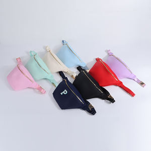 Couleur bonbon imperméable noir sac banane bandoulière poitrine sac banane sport adolescent enfants Nylon ceinture sac femmes Fanny Packs taille sacs - Product Image 1