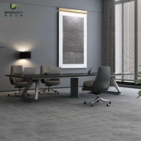 Bureau de direction en forme de L au design moderne, mobilier de bureau, bureau de direction de luxe