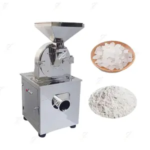 Mesin penggiling bubuk garam gula bawang putih, mesin penggiling kering, rempah-rempah kering, kunyit, jahe, kering