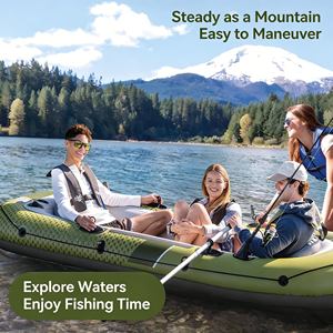 Nouveau kayak gonflable <span class=keywords><strong>transparent</strong></span> tendance, <span class=keywords><strong>bateau</strong></span> en cristal idéal pour les réseaux sociaux, pour le plaisir à la plage et à la piscine - Product Image 2