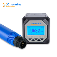 Sonde de conductivité submersible OEM RS485 Modbus RTU EC TDS IP68 1/2 NPT pour le traitement des eaux industrielles
