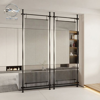 Grillage décoratif ondulé – Panneaux en acier inoxydable tissé sergé thermolaqué pour cloisons, écrans d'entrée d'hôtel et plafonds suspendus tissés