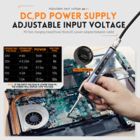 Estación de Soldadura Mini FNIRSI HS-01, Soldador con Temperatura Constante Inteligente PID de 80-420°C, Pantalla OLED, Alimentación USB-C, Tipo Lápiz