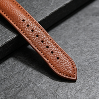 12/13/14/15/16/17/18/20/21/22mm fait à la main Vintage bracelet de montre en cuir rembourré bracelet de montre en cuir pour hommes montres avec bracelet en cuir