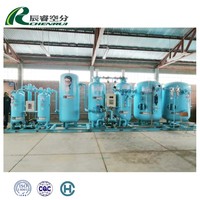 Ligne de production d'oxygène Chenrui & usine PLC SIEMENS 3-200nm3/h Pureté 93-95% Machine de production d'O2 cryogénique Prix usine