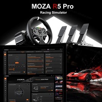 Volant MOZA R5 Pro Bundle Wheelbase ES Lite avec pédales SRP Lite2 et support de bureau inclus – Vente en gros