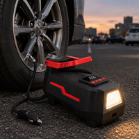 Compresseur d'air numérique 12V 805C pour pneus de voiture, gonfleur portable avec affichage et lumière LED automatique