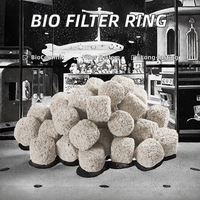 Système de filtration pour bassin à carpes koï avec boîte de médias filtrants en céramique bio 100W pour usage intérieur et extérieur