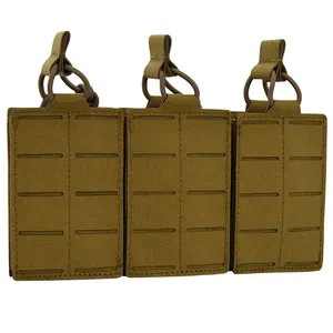 GAF New Design Coyote Brown Detachable Triple Tactical Vest Lightweight Mag Pouch