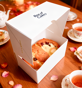 Scatola per torte con manico di grandi dimensioni usa e getta personalizzata, per gite in campeggio e picnic e festa del vino scatola per torte 12x12x6 - Product Image 4