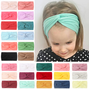 Groothandel Nieuwe Design Mode Baby Haaraccessoires Baby Hoofdband Nylon Strik Cartoon Wasbaar Ecologisch Unisex voor 13-24 maanden - Product Image 2