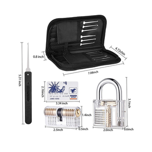 Chất lượng cao Reclosable khóa Pick Key bền và không thấm nước với da trong suốt túi công cụ cho ổ khóa - Product Image 3