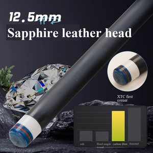 Queue de billard de haute qualité, pointe de 12,4 mm, 3/<span class=keywords><strong>88</strong></span>, en fibre de carbone, joint radial, carbone critique, 18 oz, 2 pièces, pour billard - Product Image 5