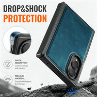 Casing Belakang Kulit CaseMe Strong Magnetic untuk Samsung Z Fold 8 8 Ultra, Mendukung Pengisian Nirkabel, Anti-Shock TPU untuk Samsung Z Fold 8