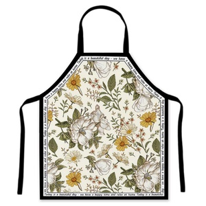 Ensemble d'aprons parent-enfant de qualité supérieure, réutilisables, en polyester, sans manches, avec technologie anti-salissure avancée - Product Image 4