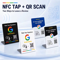 Support de carte de membre NFC RFID imprimé sur mesure avec code QR programmable, en PVC étanche, pour restaurants, salons, boutiques de détail