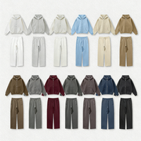 Ensemble sweat à capuche zippé et pantalon de survêtement personnalisé de haute qualité pour homme – Survêtements décontractés à capuche avec poches – Vente en gros