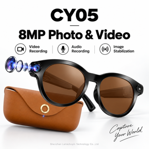 Lunettes Intelligentes CY05 avec Caméra 8MP, Traduction en Temps Réel, Assistant IA, Stabilisation, Transfert WiFi – Vente en Gros - Product Image 3