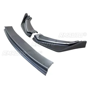 Lèvre de pare-chocs avant Fit Jazz aspect fibre de carbone, diffuseur de pare-chocs avant style sport pour Honda Fit Jazz 2014-2017, accessoires auto - Product Image 5