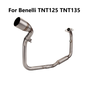 Système d'échappement complet TNT125 TNT135 pour BENELLI TNT <span class=keywords><strong>125</strong></span> 135 ÉCHAPPEMENT SILENCIEUR TUBE AVANT TUBE ÉCHAPPEMENT DE MOTO TNT135 - Product Image 2