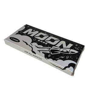 Chất lượng cao thanh sô cô la hộp Matt bề mặt bạc dập nóng UV kẹo Cookie năng lượng mặt trăng Thanh Sô cô la bao bì hiển thị hộp - Product Image 1