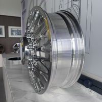 Jantes de camion Deoneo 24x14 26x14 28x16 argentées, finition polie, 8x6.5 8x170 8x180, forgées, pour Ford F-150 F-2
