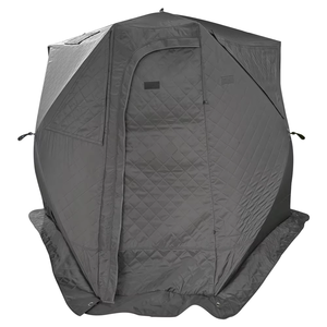 Tente de sauna portable 5 côtés OEM, tente de sauna durable pour l'extérieur avec poêle pour le camping d'hiver / la pêche sur glace / le <span class=keywords><strong>spa</strong></span> - Product Image 1