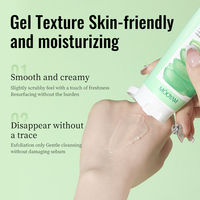MOOYAM Gel Exfoliante de Aloe Vera, Peeling Suave para Eliminación de Piel Muerta, Hidratante y Calmante, Sin Tirantez OEM