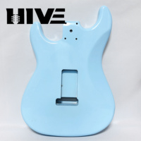 HIVE Custom HSH Apply Sky Blue Paint ST Guitar Body Blank Unfinished Electric Guitar Barrel for Electric Guitar Accessories