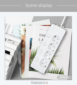 Small Portable Power <b>Socket</b> 4 Outlet 2m <b>Extension</b> Lead Surge Protector with Switch - Product Image 3