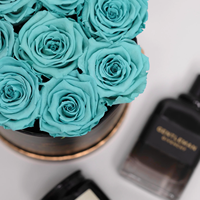 Cadeau pour la fête des mères et les anniversaires, pour les centres de table de mariage, décorations de table, boîte de roses éternelles préservées