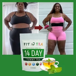 Té Herbal Premium Chinaherbs, Orgánico, 14 Días, Apoyo para un Vientre Plano, Desintoxicación Natural y Bienestar Digestivo, Té para Bajar de Peso - Product Image 2