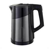 Bouilloire électrique sans fil en acier inoxydable 1,8 L, arrêt automatique, contrôle de la température, base rotative à 360° - Portable pour la maison
