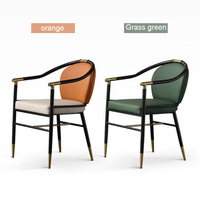 Chaise de restaurant de luxe légère et moderne pour la maison Combinaison de fauteuils de luxe chinois Meubles pour la maison