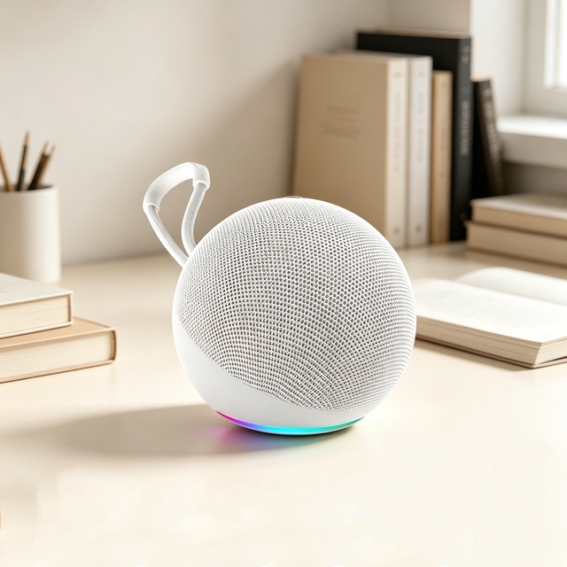 2026 Alexa Echo Dot 5th Mini Smart Speaker LED Lighting Communication Wall Bracket Card Wireless Wifi Fabric Speaker