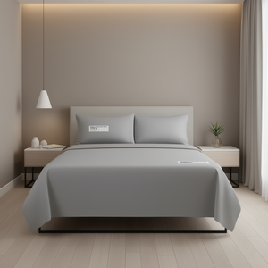 Lenzuola Viasoft King Size Grigie, Set di Lenzuola in Cotone 2000 Fili, Ipoallergeniche e Traspiranti per Uso Domestico - Product Image 2