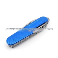 Couteau pliant multifonction en acier inoxydable 11-en-1 pour survie en extérieur, couteau de table multi-usage, petit couteau 93mm - Vente en gros usine